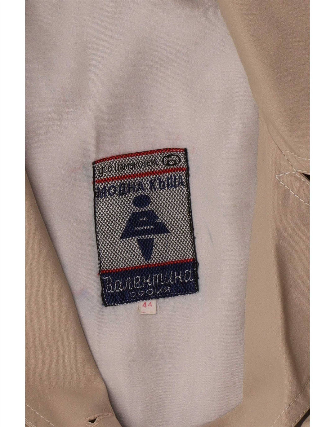 Trench vintage da donna IT 44 beige medio