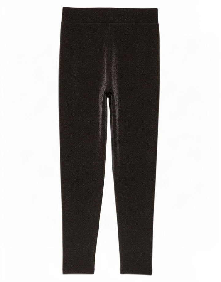 Leggings da donna Marks & Spencer UK 10 Small Poliammide screziato nero
