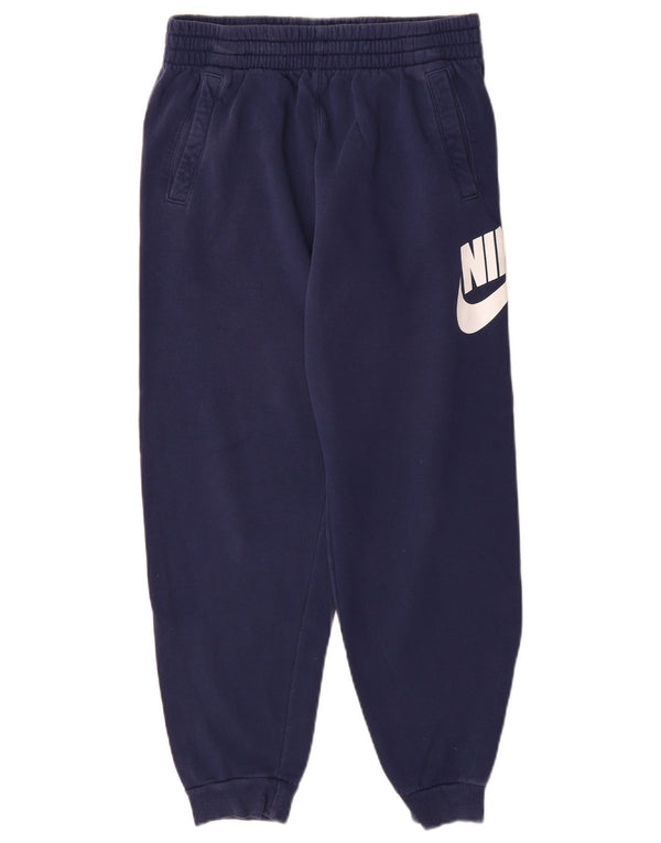 Pantaloni da tuta con grafica Nike da ragazzo, pantaloni da jogging, 13-14 anni, XL, blu navy