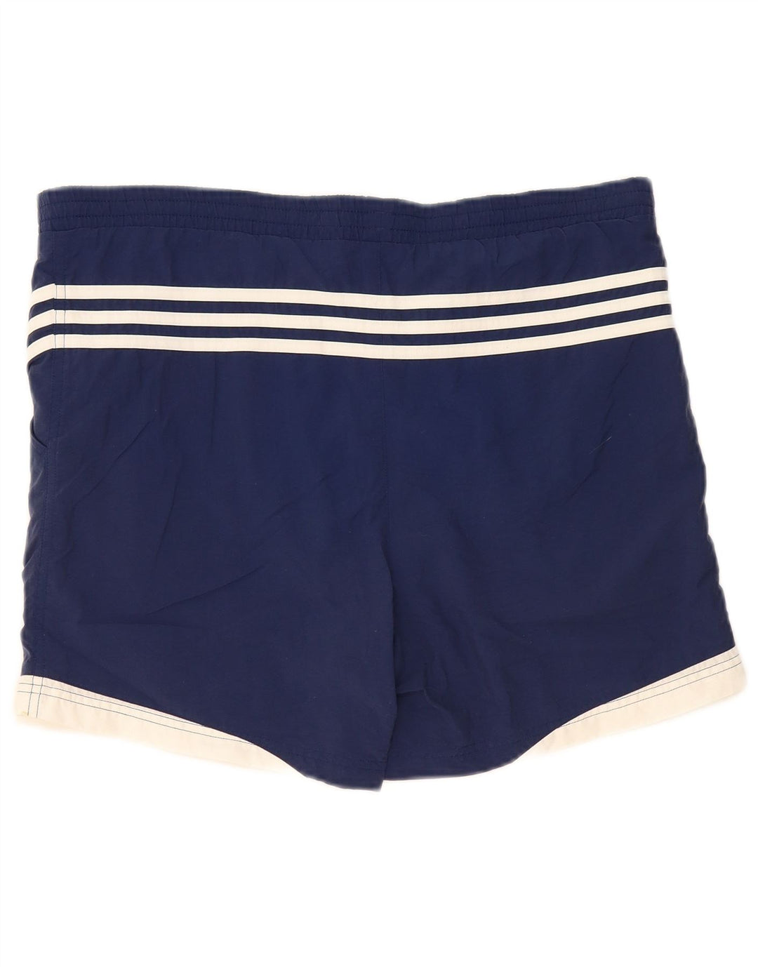 Pantaloncini da bagno Adidas da uomo color block medio blu navy