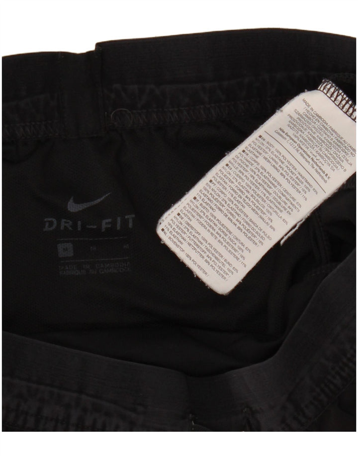 Pantaloncini sportivi NIKE da donna Dri Fit UK 12 medio nero poliestere
