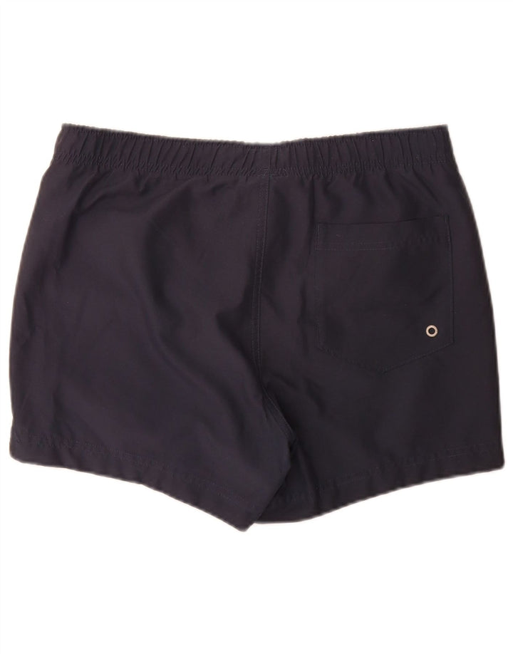 Pantaloncini da bagno da uomo Champion piccoli in poliestere blu navy