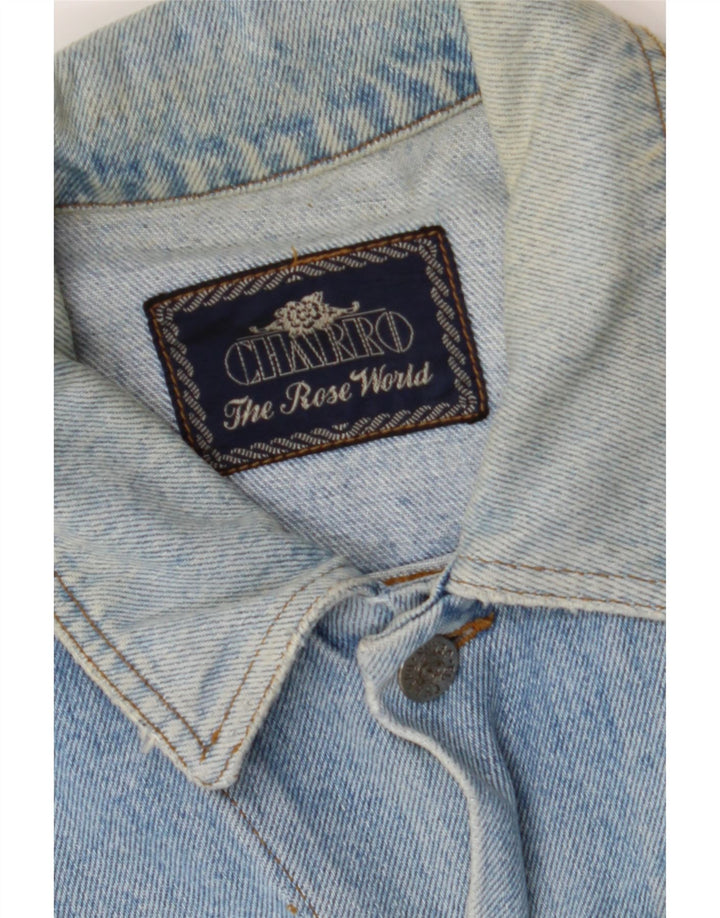 Giacca di jeans da uomo CHARRO UK 38 Cotone blu medio