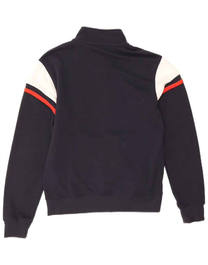 Giacca da tuta da uomo Champion in cotone color block medio nero