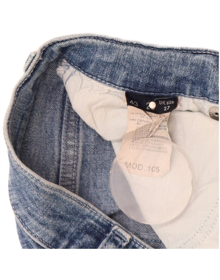 Jeans Dritti Donna Trussardi W27 L31 Cotone Blu
