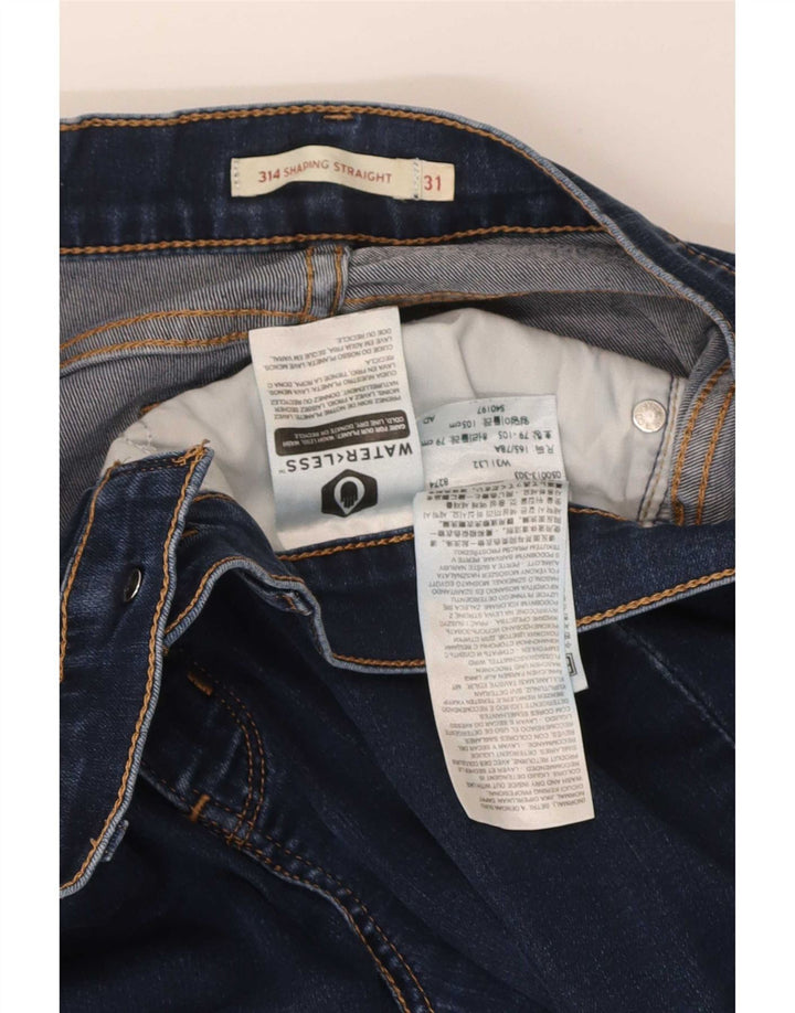 Jeans dritti modellanti da donna Levi's 314 W31 L32 cotone blu