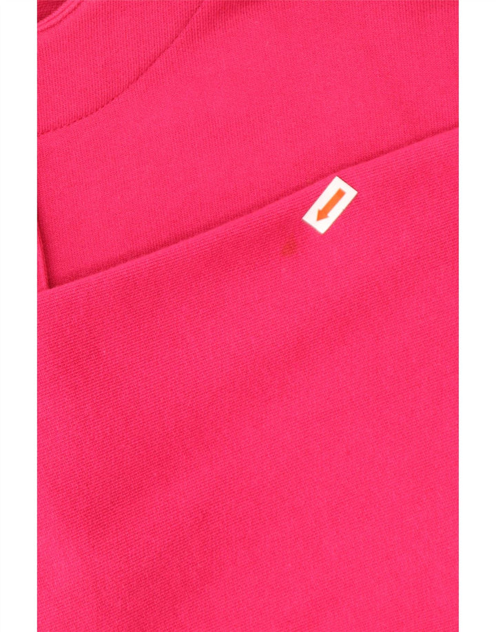 Felpa da donna Benetton maglione UK 14 rosa medio