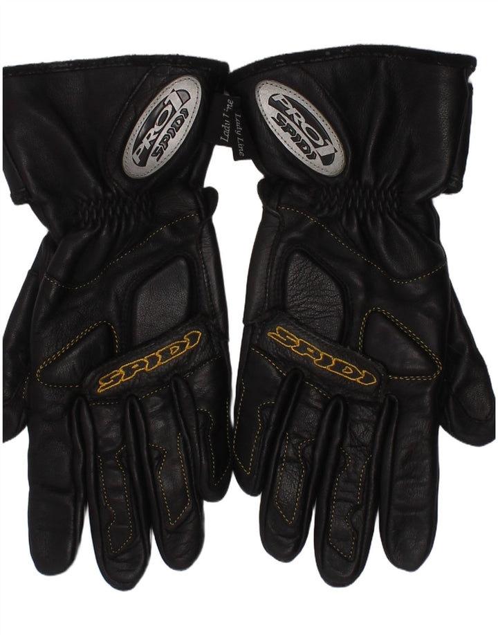 Guanti Moto in Pelle Spidi Donna Lady Line Biker Medio Nero