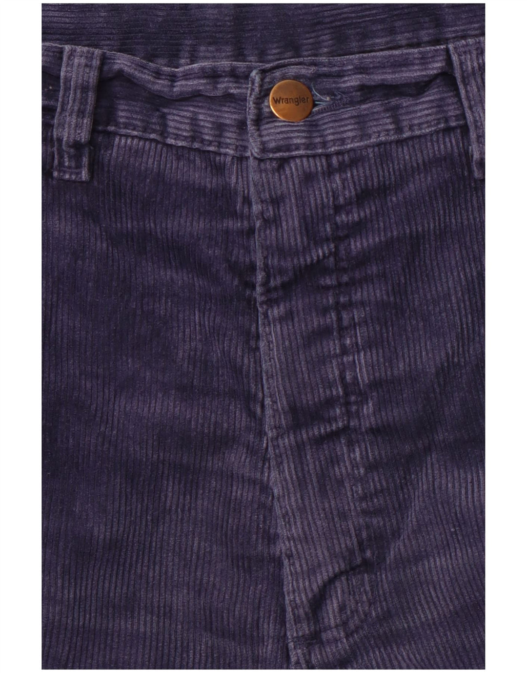 Pantaloni dritti da uomo in velluto a coste WRANGLER W32 L28 Blu Navy