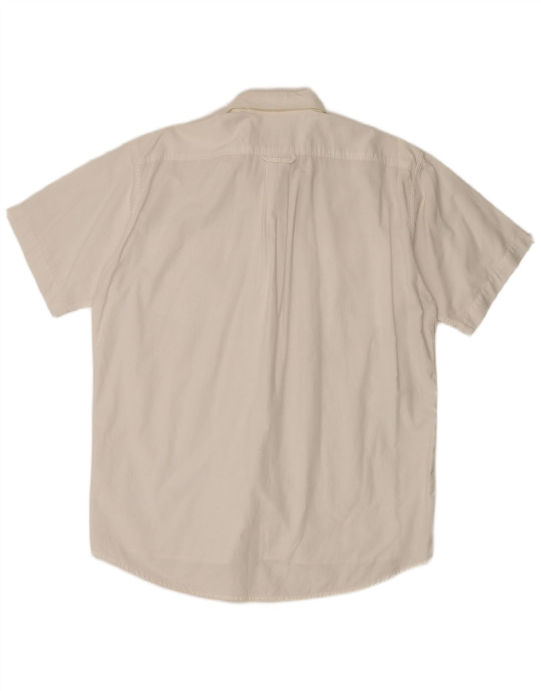 Camicia a maniche corte da uomo Lacoste taglia 40 cotone bianco medio