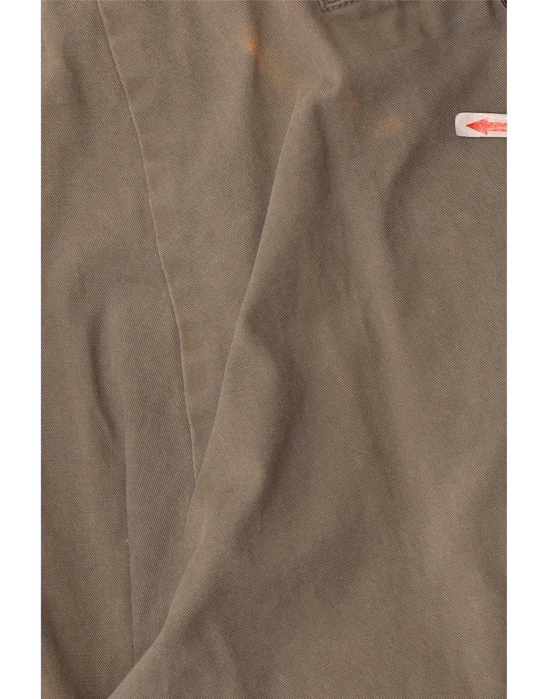 Pantaloni da abito con pegging da uomo Marks & Spencer W40 L31 cotone kaki