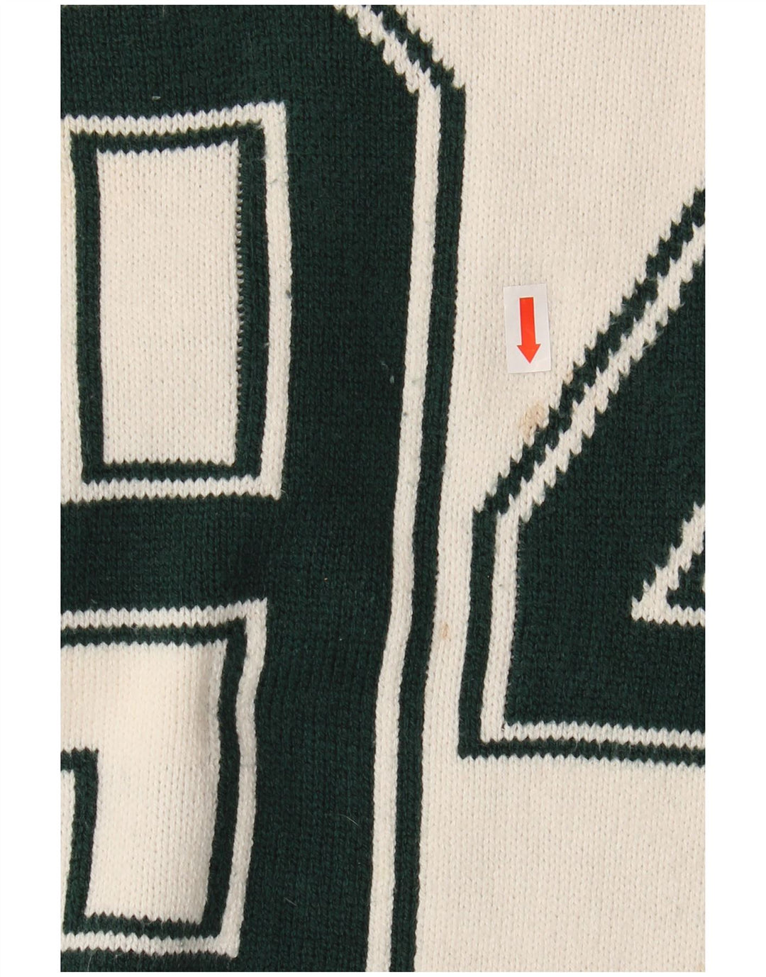 HOLLISTER Maglione maglione girocollo oversize squadrato da donna UK 6 XS Bianco sporco