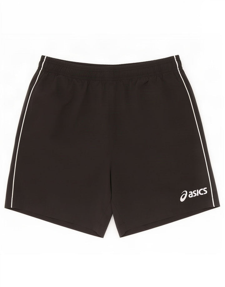 Pantaloncini sportivi da uomo Asics medio nero in poliestere