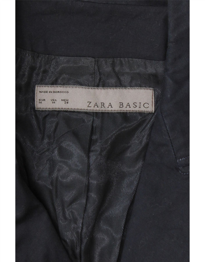 Giacca blazer da donna a 1 bottone Zara UK 12 blu navy medio