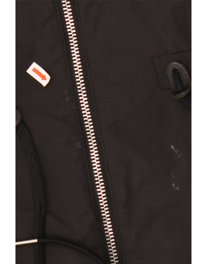 Giacca parka oversize con cappuccio da donna Tommy Hilfiger UK 10 piccola nera