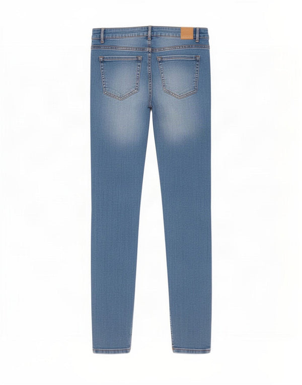 Jeans skinny Trafaluc da donna Zara EU 36 XS W26 L30 cotone blu