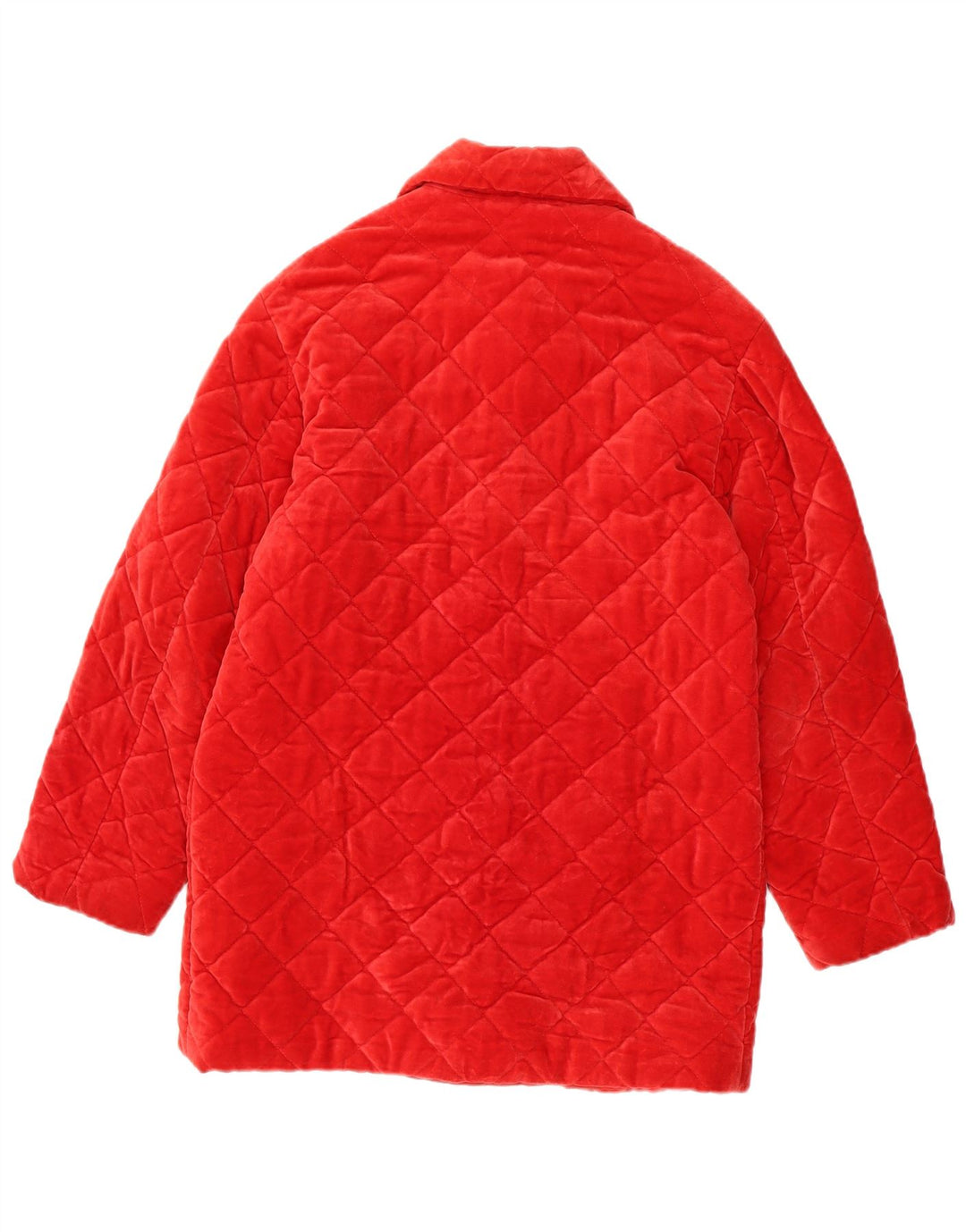 Giacca trapuntata in velluto da donna Husky UK 14 rossa media