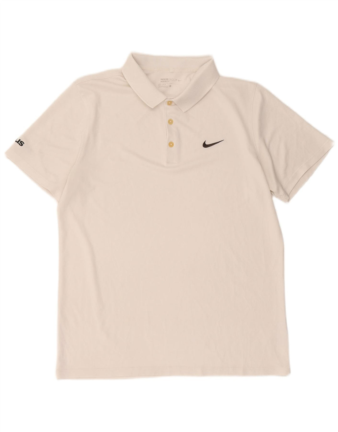 Polo Nike da uomo Dri Fit grande bianca in poliestere