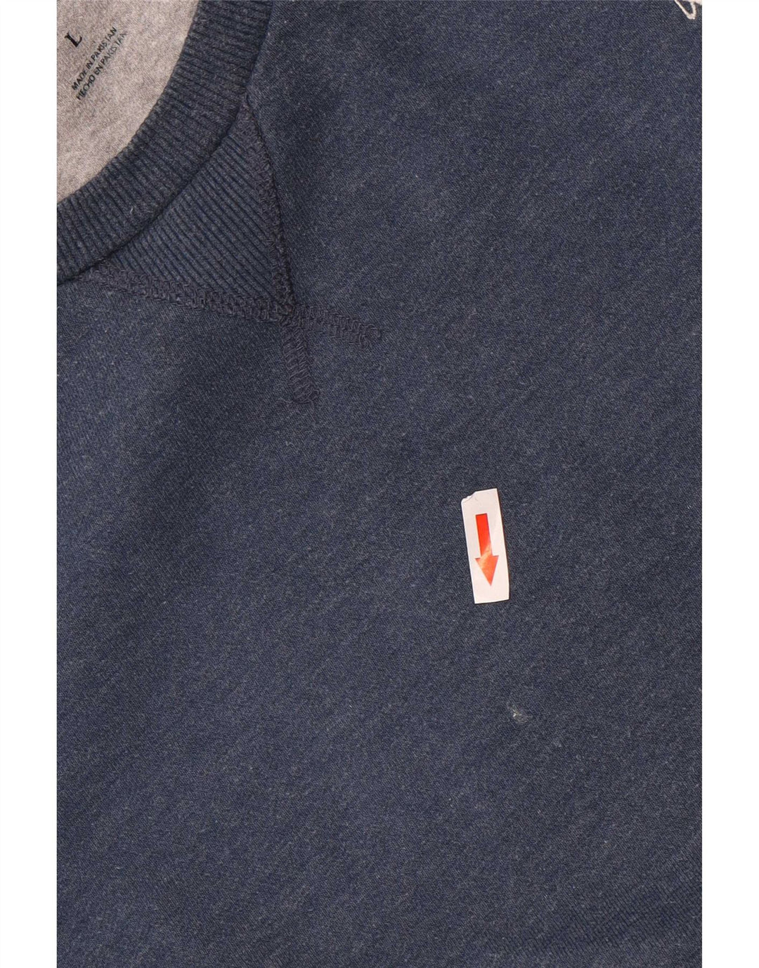 Polo Assn. Felpa da uomo maglione grande in cotone blu