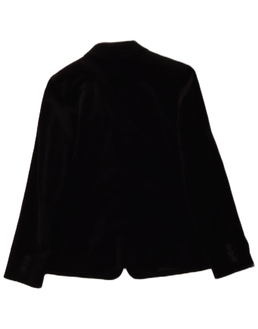 Giacca blazer in velluto a 1 bottone Marks & Spencer da donna UK 10 piccola nera