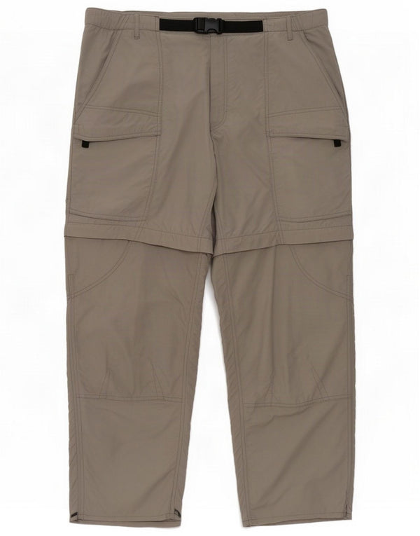 Pantaloni cargo da escursionismo da uomo Rohan XL W38 L28 Poliestere grigio