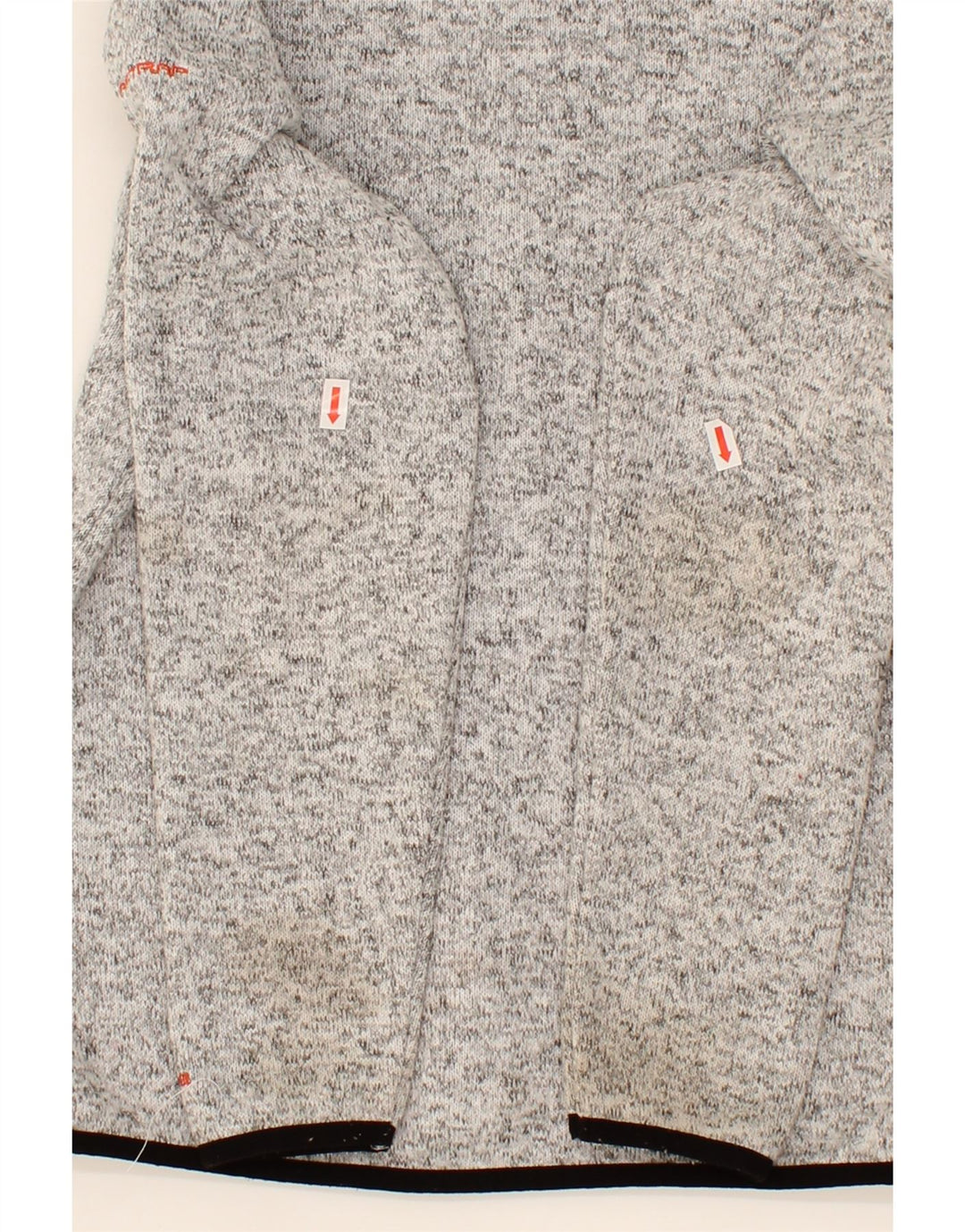 TRESPASS Boys Tracksuit Top Jacket 9-10 Years Grey Flecked Polyester Vintage Trespass and Second-Hand Trespass from Messina Hembry 