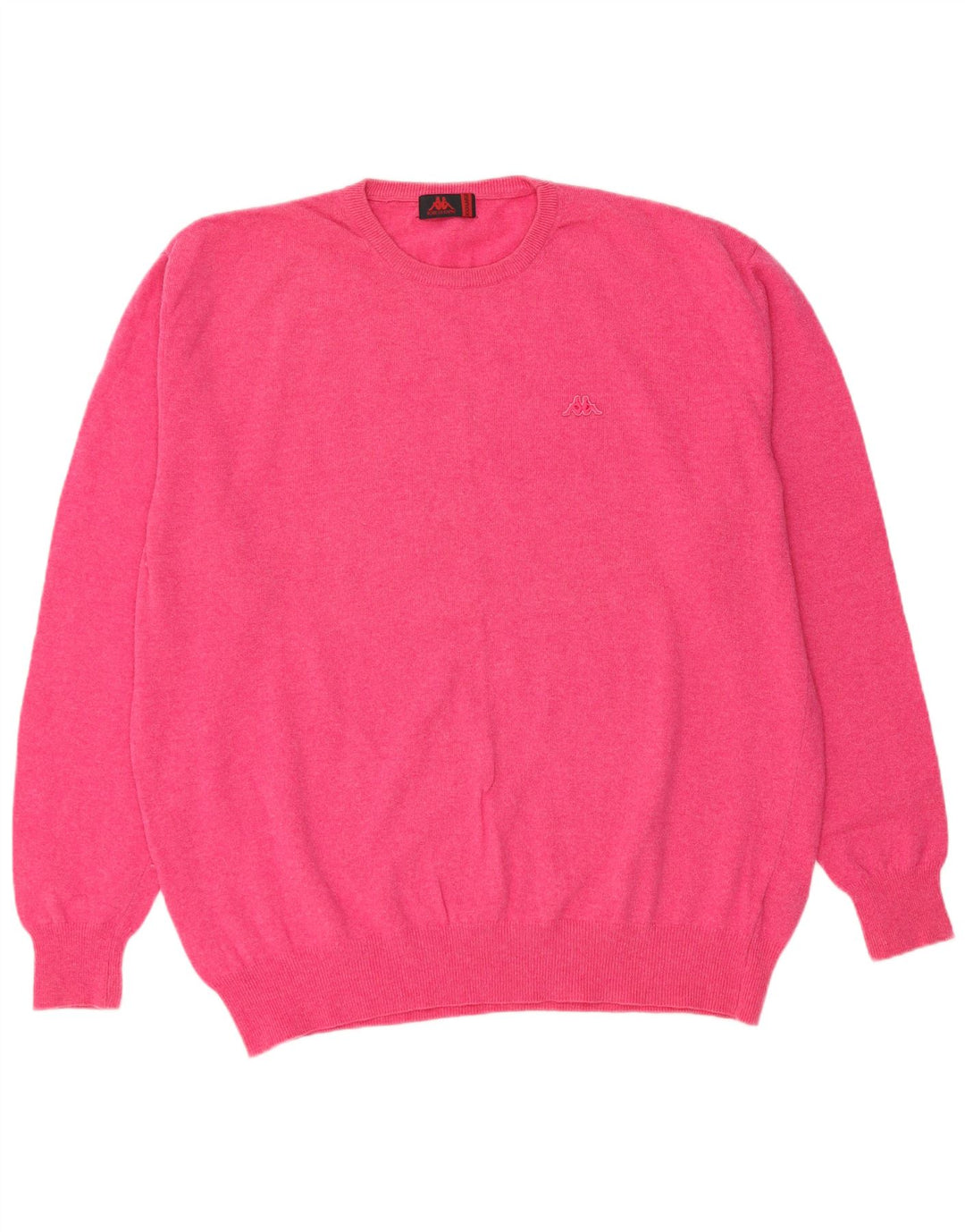 Maglione maglione girocollo da donna KAPPA UK 22 3XL Lana d'agnello rosa