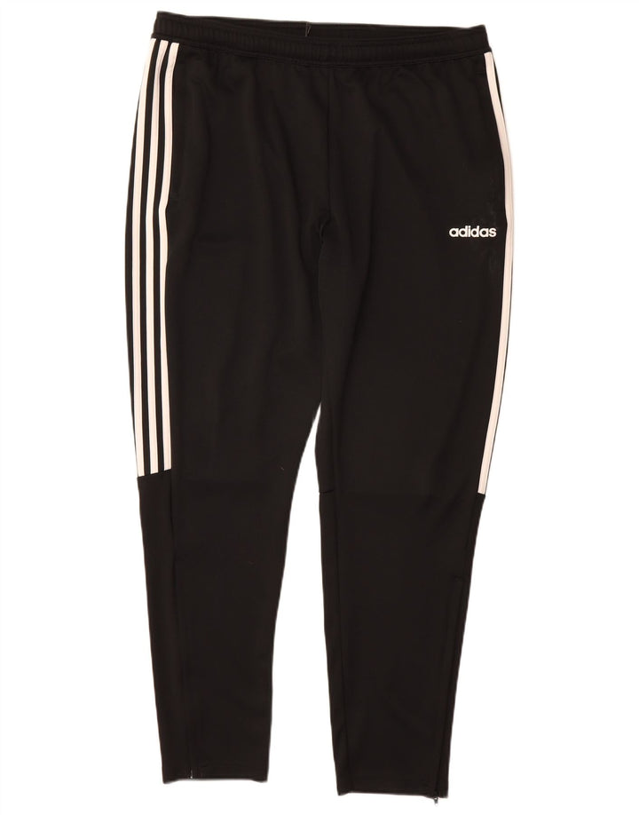 Pantaloni da tuta Adidas Climalite da uomo XL poliestere nero
