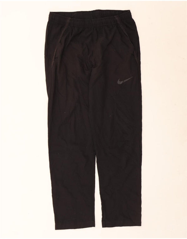 Nike Mens Dri Fit Tracksuit Trousers Small  Black Polyester