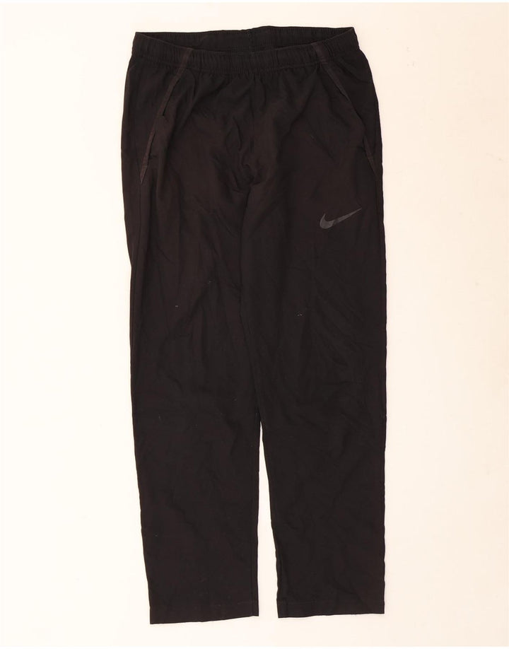 Pantaloni da tuta Nike Dri Fit da uomo piccoli in poliestere nero