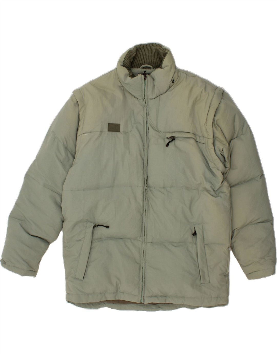 FILA Mens Padded Jacket UK 40 Large Green Polyamide Vintage Fila and Second-Hand Fila from Messina Hembry 