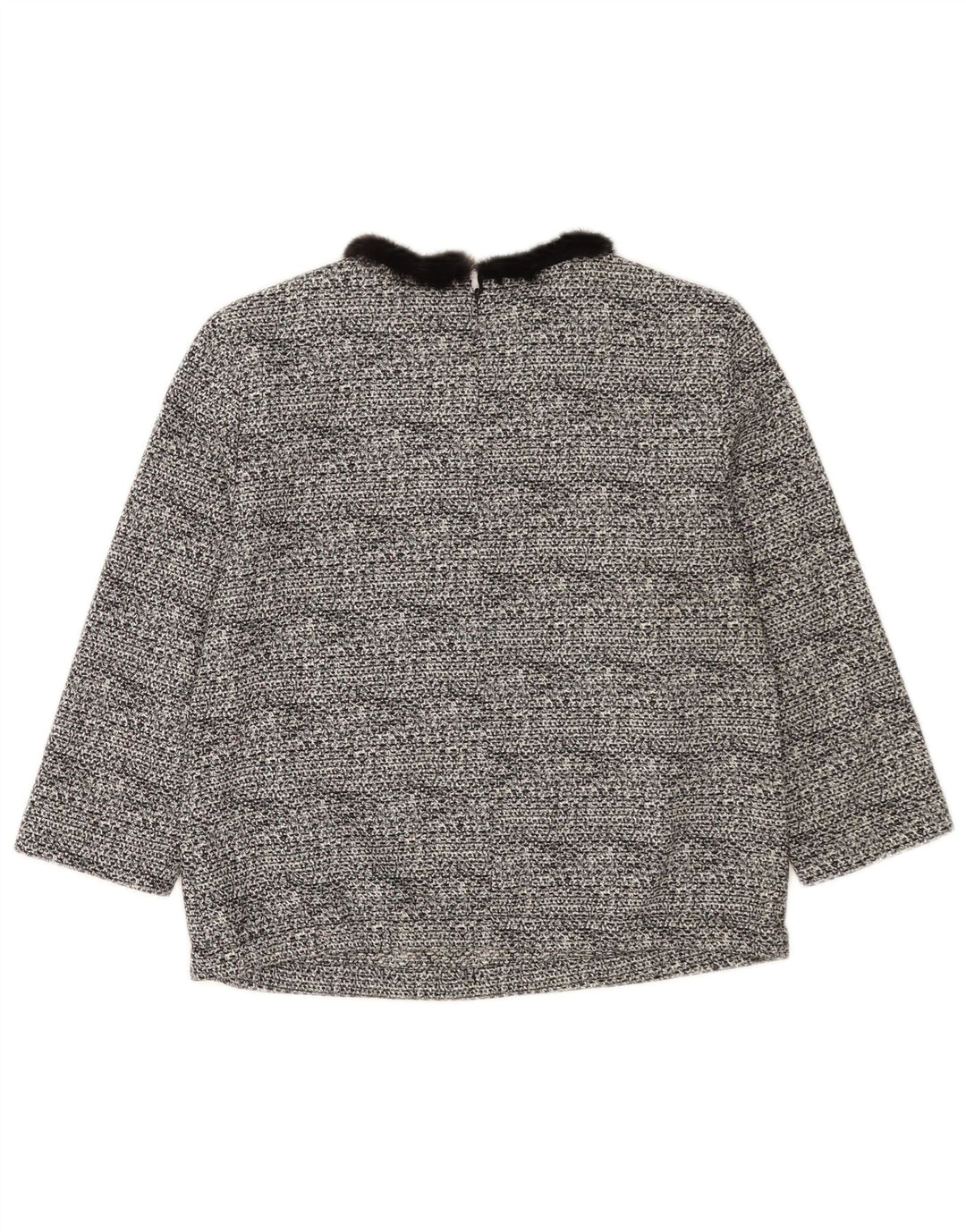 Camicetta corta da donna con maniche a 3/4 Cavalli IT 40 piccola in cotone nero