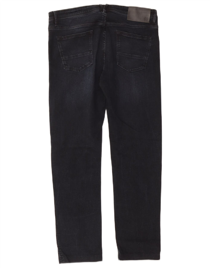 Jeans slim da uomo Massimo Dutti EU 40 Medio W31 L28 Cotone blu navy