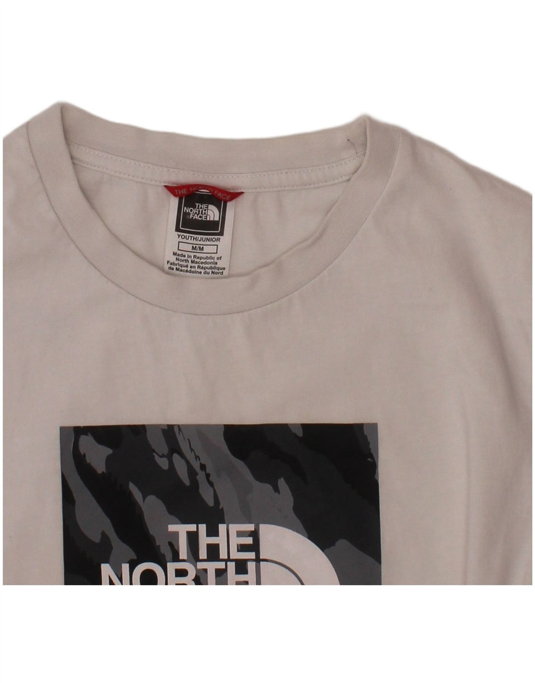 T-shirt grafica per ragazzi THE NORTH FACE Top 9-10 anni bianco medio