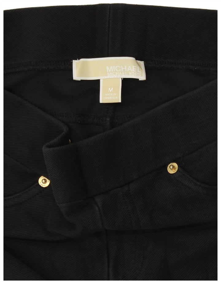 Leggings da donna Michael Kors UK 14 cotone nero medio