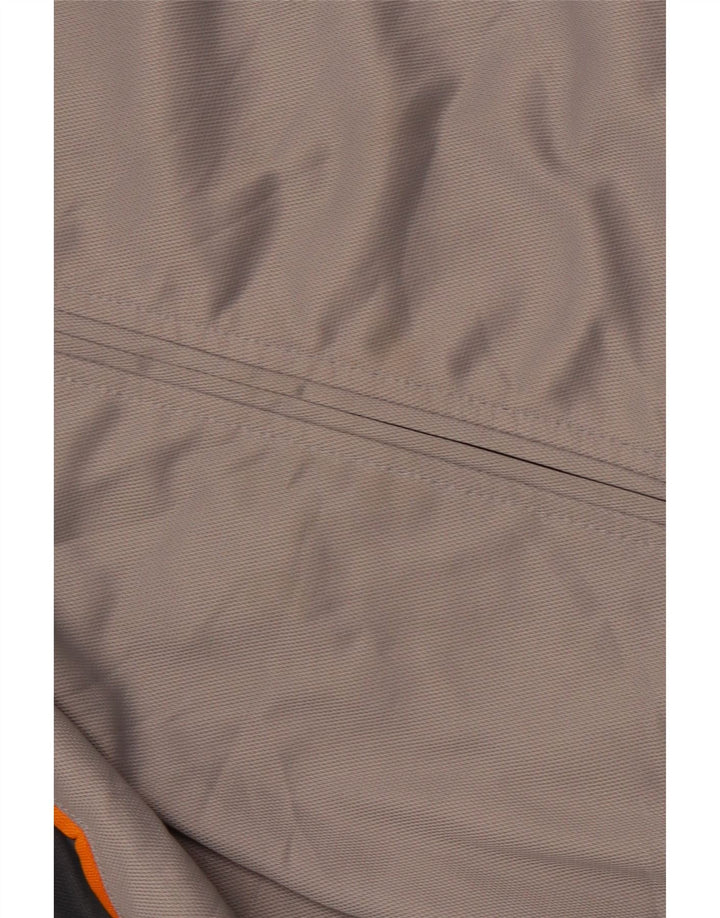 Giacca da tuta da uomo BRUGI in poliestere color block grigio medio