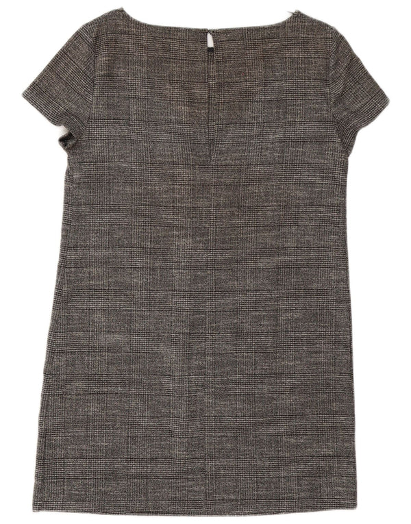 Abito a trapezio da donna Zara UK 12 Viscosa grigio medio