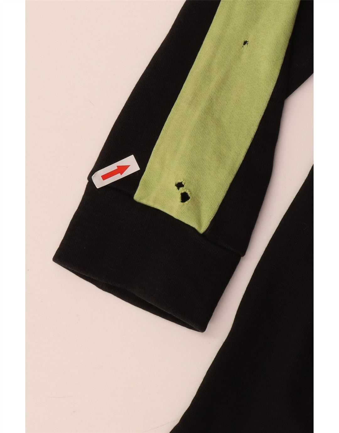 Felpa da donna Puma Jumper UK 14 Medium Black Colourblock in cotone