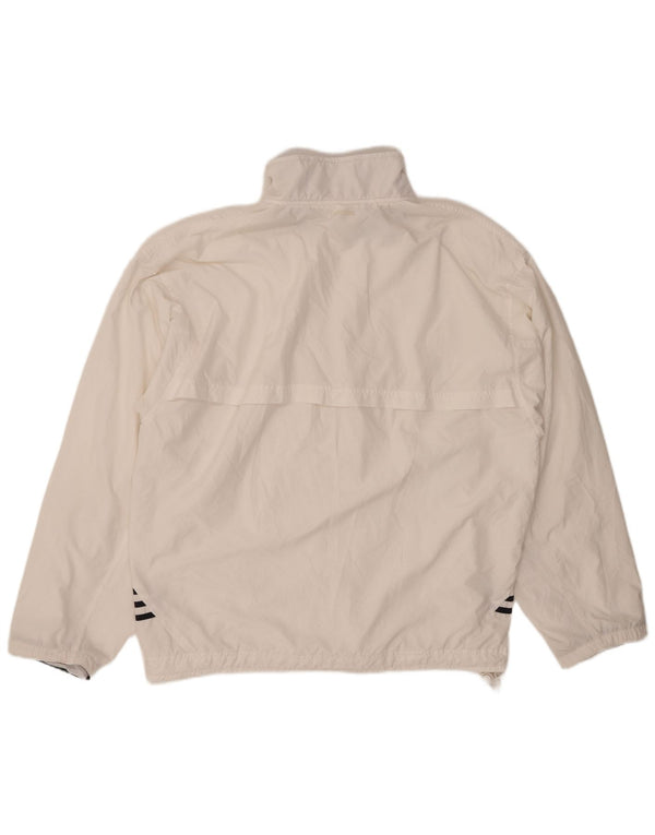 Giacca da tuta da donna ADIDAS UK 24 4XL Poliestere bianco