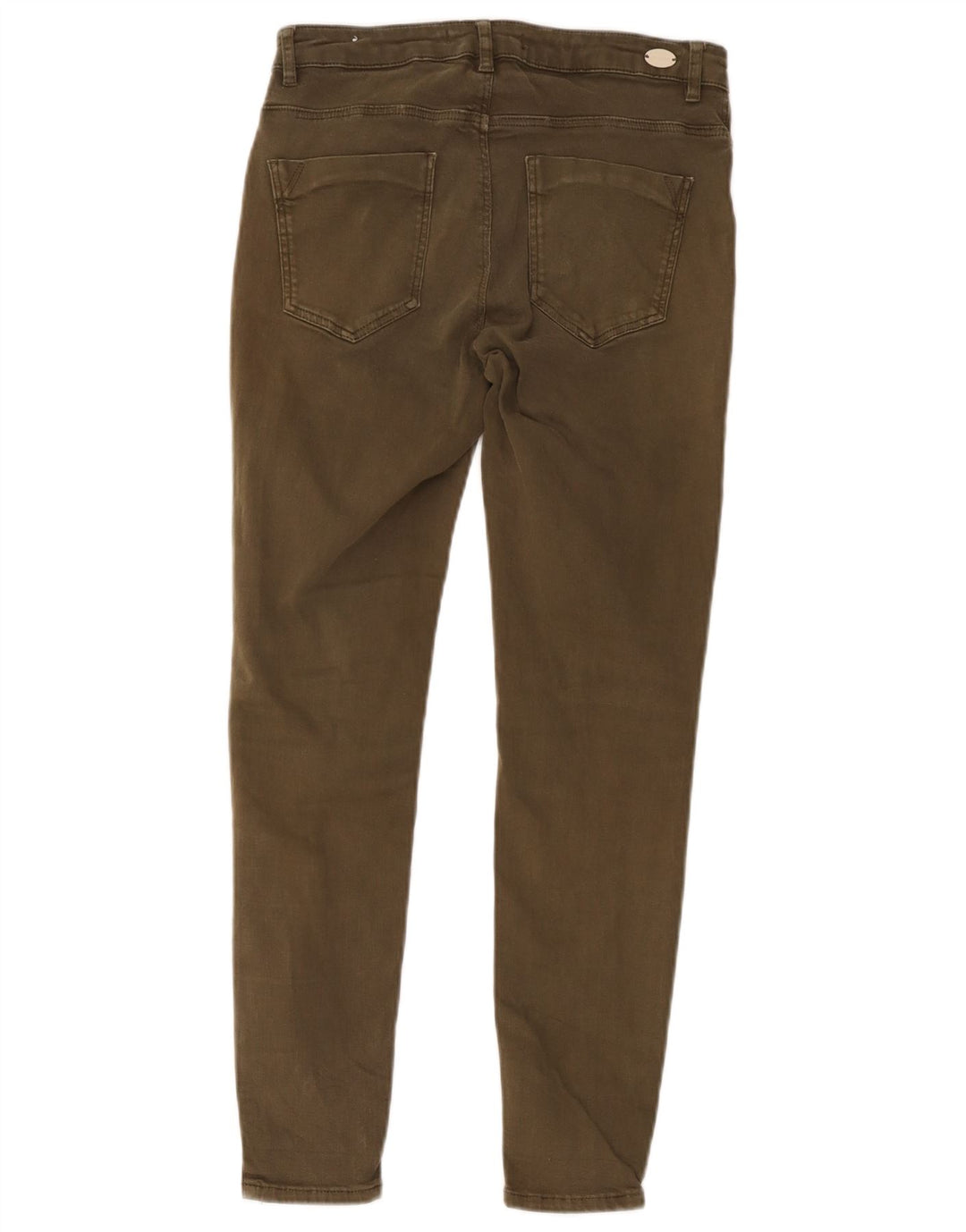 Jeans corti da donna Zara EU 40 medio W30 L26 cotone kaki