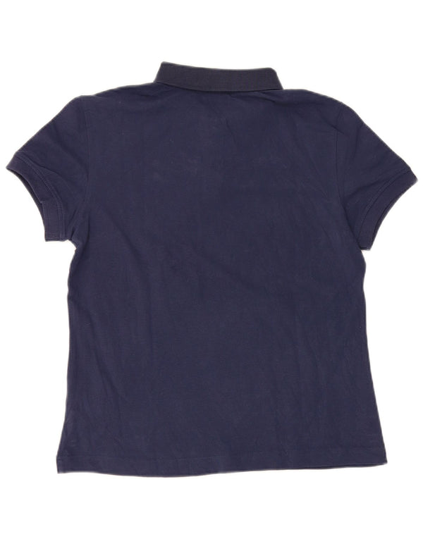 Polo Kappa da donna UK 14 grande in cotone blu navy