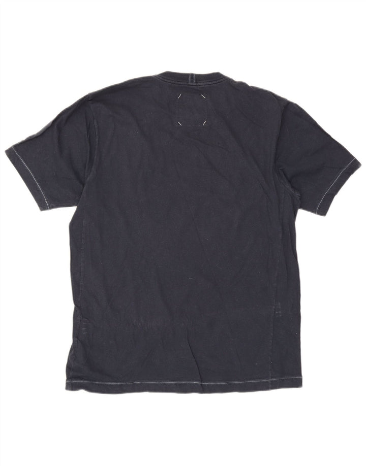 T-shirt da uomo Champion Top XL in cotone blu navy