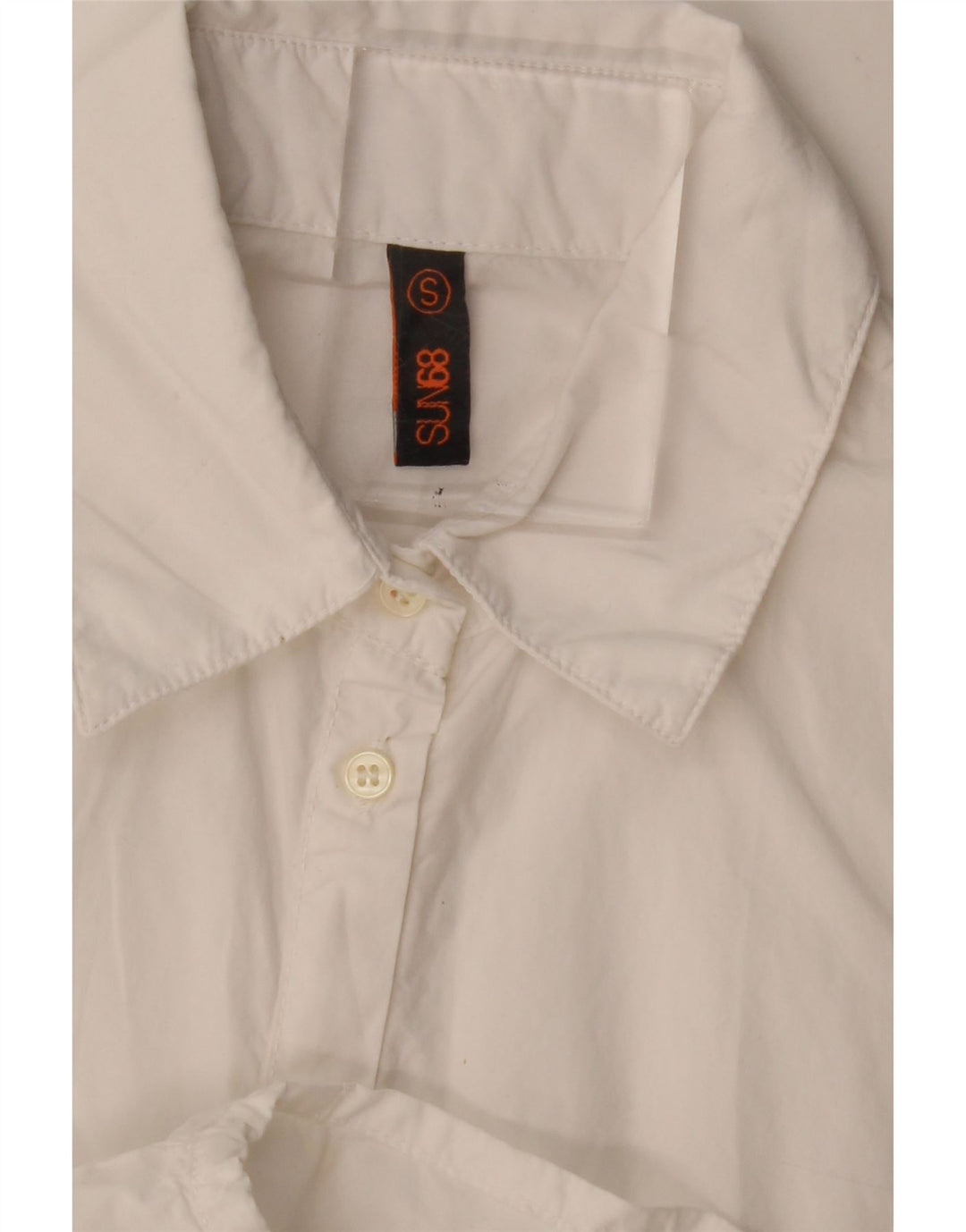 Abito camicia da donna Sun68 UK 10 piccolo bianco