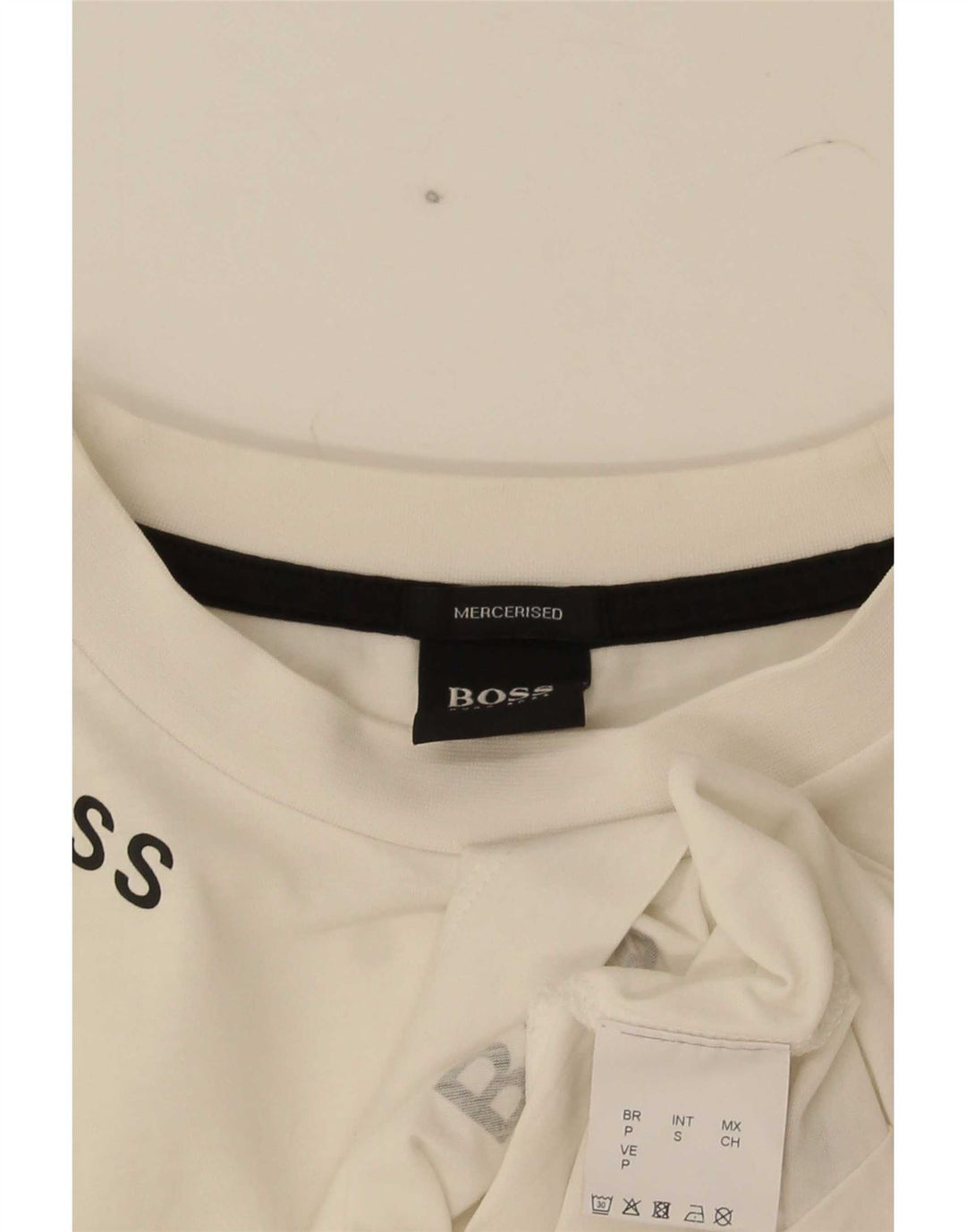 T-shirt grafica da uomo Hugo Boss Top piccola in cotone bianco