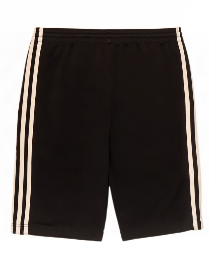 Pantaloncini sportivi da uomo Adidas medi neri in poliestere