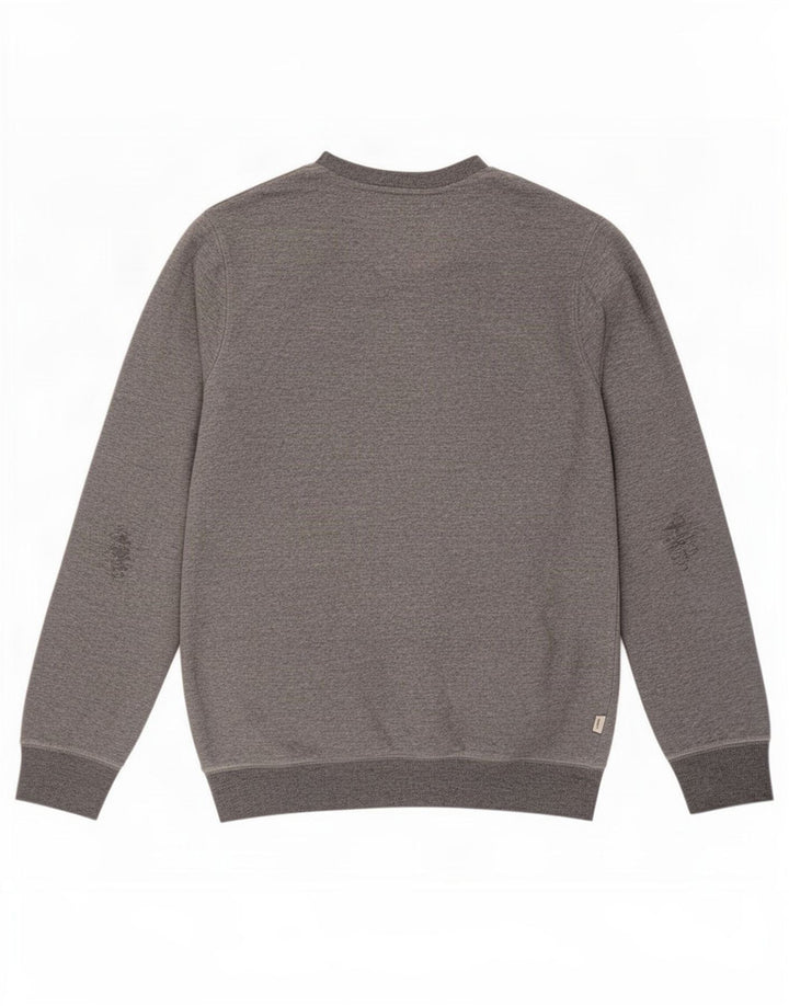 Felpa grafica da uomo Vans, piccola, in cotone grigio