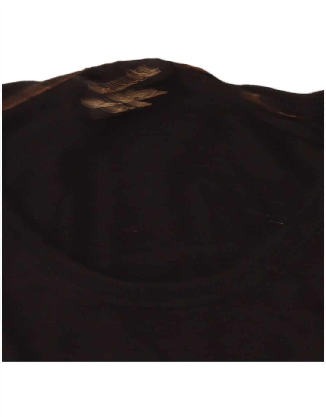 Massimo Dutti Maglione da uomo con scollo a barchetta piccolo in cotone nero