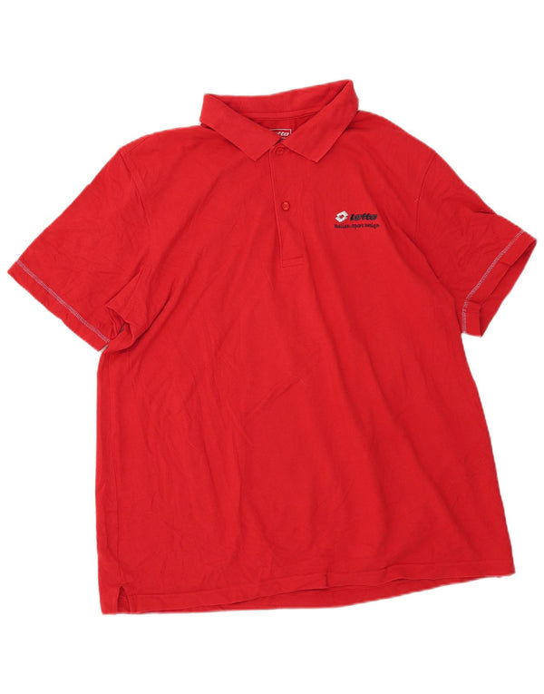 Polo da uomo Lotto 2XL Rossa