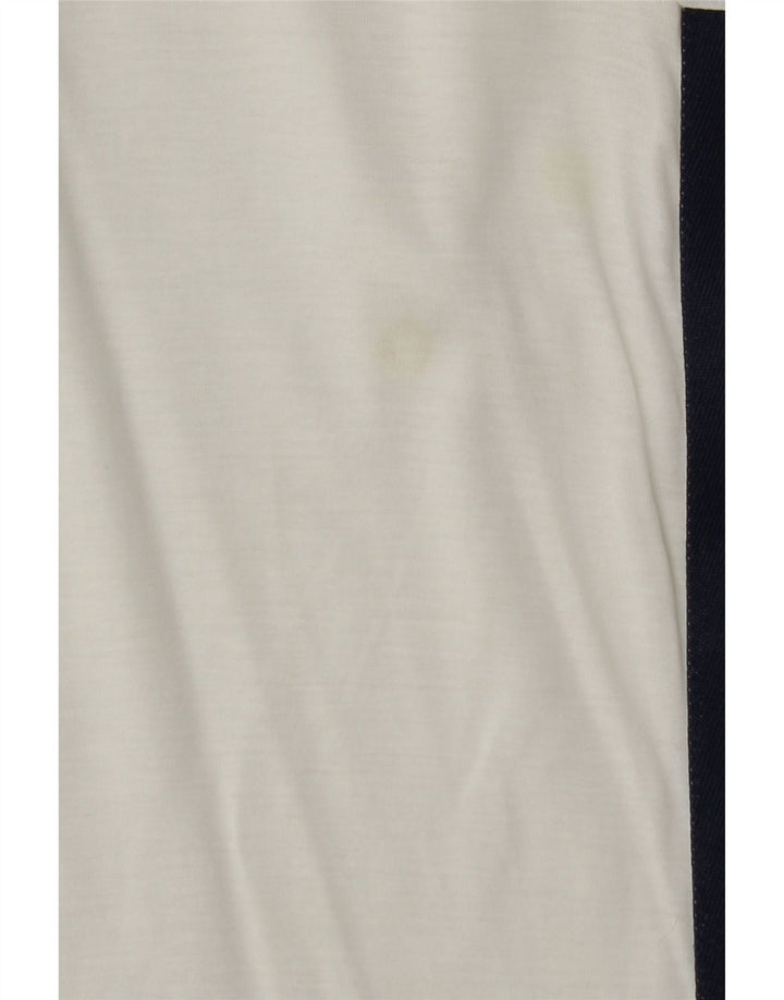 Top da uomo Richmond a maniche lunghe piccolo in cotone bianco
