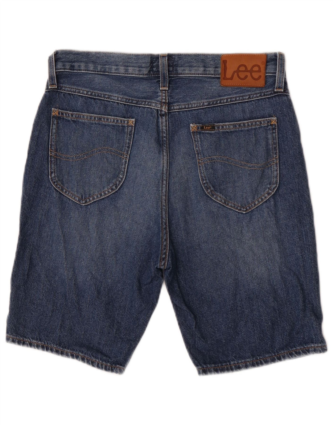 Pantaloncini di jeans Lee Rider da uomo W30 in cotone blu medio